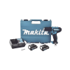 taladro inalámbrico percutor de 12 v, 3/8 de 0 450 0 1700 rpm, incluye 2 batería li ion de 1.5 ah, cargador y maletín