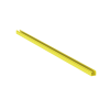 canaleta fiberrunner™ 2x2 sin tapa, de pvc rígido, color amarillo, 1.8 m de largo