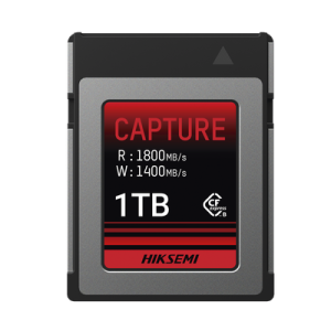 memoria cfexpress tipo b / clase 10 de 1 tb / especializada para cámaras de fotografía y video / 1800 mb/s lectura / 1600 mb/s escritura