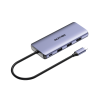 hub (adaptador) usb c / 11 en 1 / 1 salida hdmi (4k) / 2 salida usb 2.0 / 2 salidas usb 3.0 / 1 salida vga / 1 salida sd (memoria sd) / 1 salida tf (micro sd) / 1 salida de audio (8 48 khz) / 1 salida rj45 / 1 entrada usb c (carga rapida)