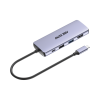 hub (adaptador) usb c / 8 en 1 / 1 salida hdmi (4k) / 1 salida usb 2.0 / 3 salidas usb 3.0 / 1 salida sd (memoria sd) / 1 salida tf (micro sd) / 1 entrada usb c (carga rapida / 100 watts)