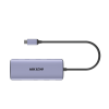 hub (adaptador) usb c / 8 en 1 / 1 salida hdmi (4k) / 1 salida usb 2.0 / 3 salidas usb 3.0 / 1 salida sd (memoria sd) / 1 salida tf (micro sd) / 1 entrada usb c (carga rapida / 100 watts)