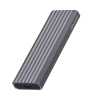 carcasa para ssd m.2 (enclosure) / conector usb c / 10g de trasmisión / disipación de calor de alta eficiencia