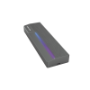 carcasa para ssd m.2 y sata (enclosure) / conector usb c / asus aura rgb sync / hasta 10 gbps / tamaños: 2242, 2260 y 2280