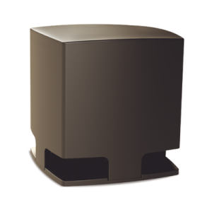 subwoofer hardscape con driver de 12" | 400w | 4 ohm | 70v | cafe