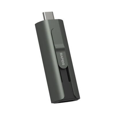 memoria usb dual impulsado por ssd core / 256 gb / usb c y usb a / 1000 mb/s de escritura memoria usb dual impulsado por ssd core / 256 gb / usb c y usb a / 1000 mb/s de escritura