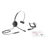 diadema monoaural con tecnología antishock para teléfonos ip fanvil y polycom con micrófono de cancelación de ruido, larga durabilidad
