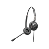 diadema binaudal (duo) con tecnología antishock para teléfonos ip fanvil y polycom con micrófono de cancelación de ruido, larga durabilidad