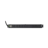 multicontacto horizontal (pdu) de 8 contactos (nema 5 15r) rack 19" 1ur. voltaje entrada/salida: 120vca/15a