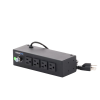 tomacorriente de 4 contactos (nema 5 15r) voltaje entrada/salida: 120vca/10a max. opción de instalación en escritorio o pared