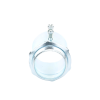 conector de 1 1/2" (38 mm) para pared delgada con tornillo.