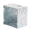 caja cuadrada 4 11/16" x 4 11/16"/ profundidad de 3 1/4"/ 2 entradas 1", 1 1/4", 1 1/2", 2", 2 entradas 1" 1 1/4", 2 entradas 3/4 " 1", 4 entradas 1/2" 3/4", 2 entradas 1/2".