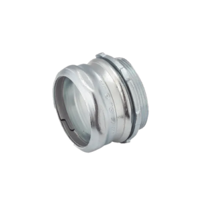 conector de compresión de acero galvanizado para pared delgada de 2".