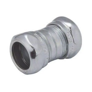 cople compresión de acero galvanizado para pared delgada de 1 1/4" .
