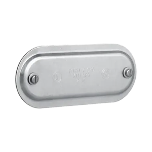 tapa de aluminio para condulet ovalada de 1".