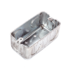 caja (chalupa) 4x2" / profundidad 1 7/8" / 7 entradas de 3/4" / troquelada.