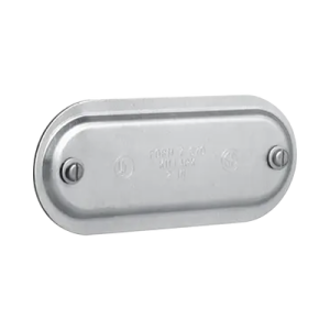 tapa de aluminio con empaque para caja condulet de 2".