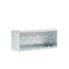 caja multigang de 5 gang / profundidad 2 1/2" / 19 entradas 1/2" 3/4".