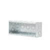 caja multigang de 5 gang / profundidad 2 1/2" / 19 entradas 1/2" 3/4".