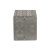 caja multigang de 3 gangs/ profundidad de 3 1/2"/ 19 entradas de 1/2" 3/4".