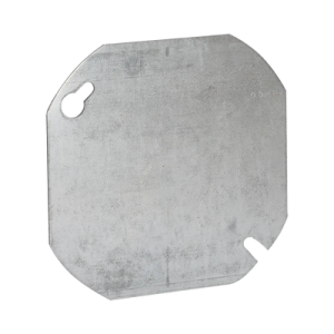 tapa octagonal ciega de 4".