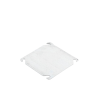 tapa cuadrada ciega de 4".