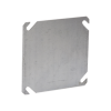 tapa cuadrada ciega de 4".