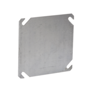 tapa cuadrada ciega de 4".