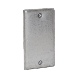 tapa ciega de 4" x 2" / acero galvanizado.
