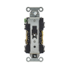 contacto dúplex 20 a, 125 v, 2 polos, 3 hilos, cableado posterior y lateral, color blanco (nema 5 20r).
