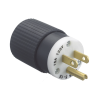 clavija negra 15 a 125 v ca 2 polos 3 hilos (nema 5 15p).