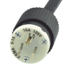 clavija negra 15 a 125 v ca 2 polos 3 hilos (nema 5 15p).