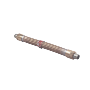 cople flexible con trenzado de bronce de 1" x 12".
