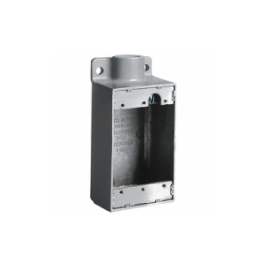 caja rectangular tipo fs de aluminio libre de cobre de 3/4".