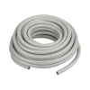 manguera hermética tipo polytuff no metálica, gris de 3/8"/ 100 pies / aprobada para uso subterráneo y exteriores.