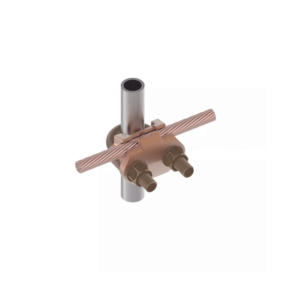 conector mecánico para cable calibre 4 a 2/0 awg / paralelo o 90° a tubo de 3/8" o varilla de 5/8" 3/4". conector mecánico para cable calibre 4 a 2/0 awg / paralelo o 90° a tubo de 3/8" o varilla de 5/8" 3/4".