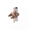 conector mecánico para cable calibre 2/0 awg a 250 kcmil / paralelo o 90° a tubo de 3/8" o varilla de 5/8" 3/4".
