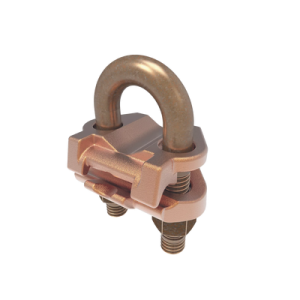 conector mecánico para cable calibre 2/0 awg a 250 kcmil / paralelo o 90° a tubo de 3/8" o varilla de 5/8" 3/4".