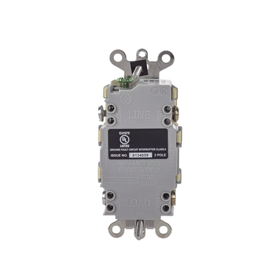 contacto de auto verificación gfci de 15 a 125 v 2 polos/ resistente a manipulaciones y intemperie / color marfil / nema 5 15r / grado industrial. contacto de auto verificación gfci de 15 a 125 v 2 polos/ resistente a manipulaciones y intemperie / color marfil / nema 5 15r / grado industrial.