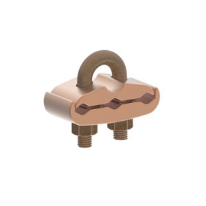 conector mecánico para 3 cables para calibre 4 awg 2/0 awg a tubería de 3/8" o varilla 5/8" 3/4" perno 3/8".