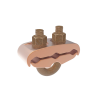 conector mecánico para 3 cables para calibre 2/0 awg 250 kcmil a tubería de 3/8" o varilla 5/8" 3/4".