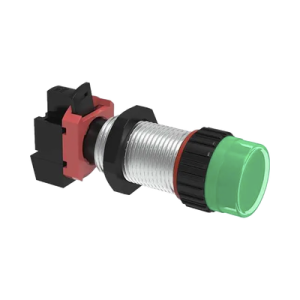 luz piloto verde con portalámparas 24 v ac/cd / longitud 40 mm / 3/4 npsm.
