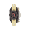 receptáculo con bloqueo de media vuelta industrial 20 a 125/250 v ca / 3 polos 4 hilos / nema l14 20r.