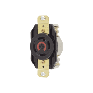 receptáculo con bloqueo de media vuelta industrial 30 a 125/250 v ca / 3 polos 4 hilos / nema l14 30r.
