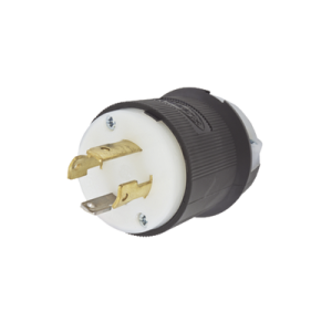 clavija con bloqueo de media vuelta industrial 30 a 125/250 v ca / 3 polos 4 hilos / nema l14 30p.