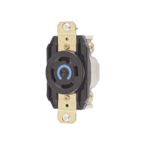 receptáculo con bloqueo de media vuelta industrial 30 a 250 v ca / 3 polos 4 hilos / nema l15 30r.