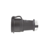 conector industrial con bloqueo de media vuelta / 30 a 120/208 v ca / nema l21 30r / 4 polos 5 hilos / color blanco y negro / / grado industrial.