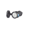 conector industrial con bloqueo de media vuelta / 30 a 120/208 v ca / nema l21 30r / 4 polos 5 hilos / color blanco y negro / / grado industrial.