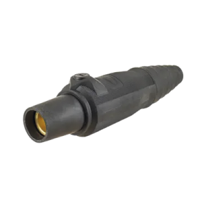 conector hembra unipolar de 400 a 600 v ca/cc / grado industrial / tornillos de fijación dobles/ color negro.