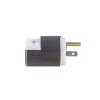 clavija entrada recta/ 15a 125v/ 2 polos 3 hilos/ nema 5 15p/ grado industrial comercial.